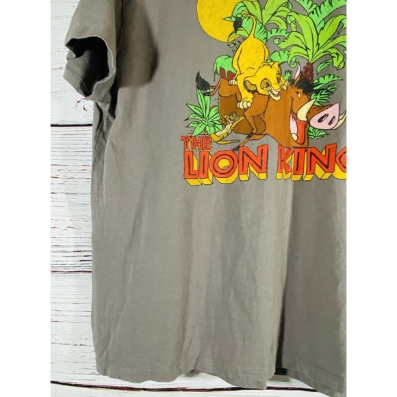 Disney Lion King Tropical Forest Fun T-shirt Mens Large Timon Pumbaa Pride Movie - Picture 5 of 10